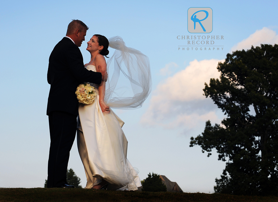 Amy and Rob at the Peninsula Club at Lake Norman