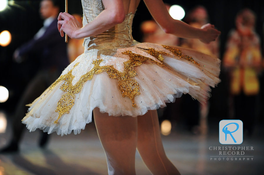 Beautiful detailing in Traci Gilchrest's costume