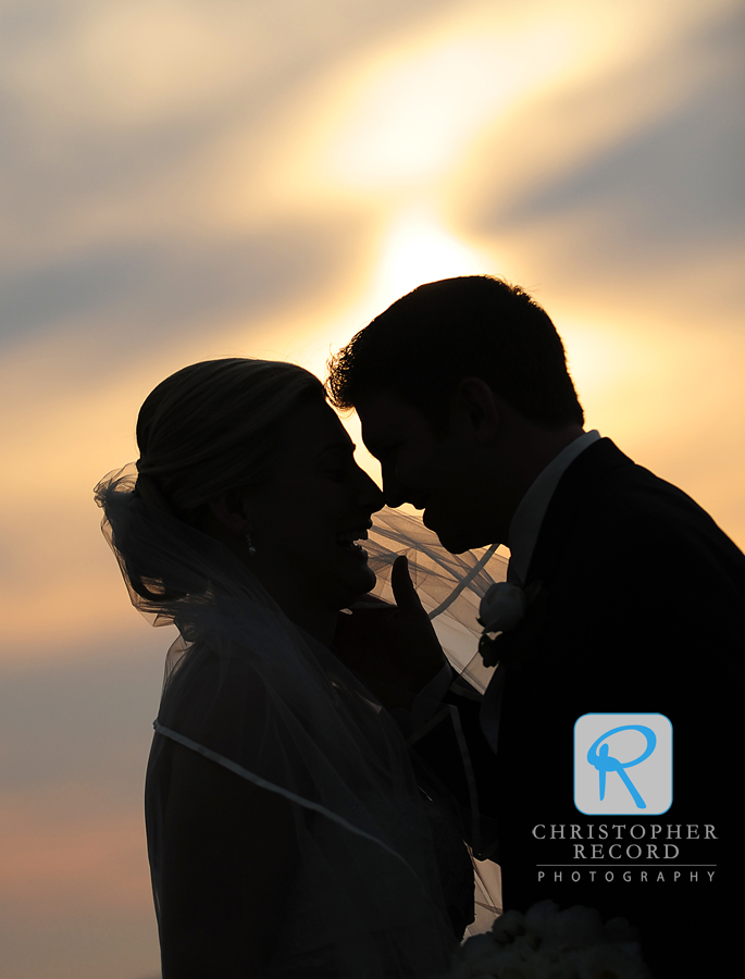 A few quick portraits in the fading light before heading to the reception