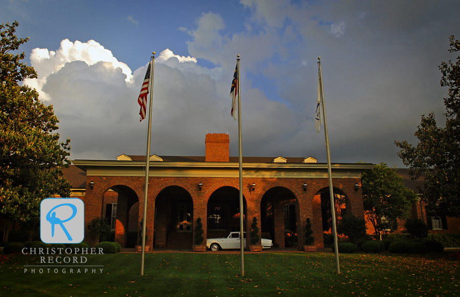 Some pretty clouds over the Carmel Country Club