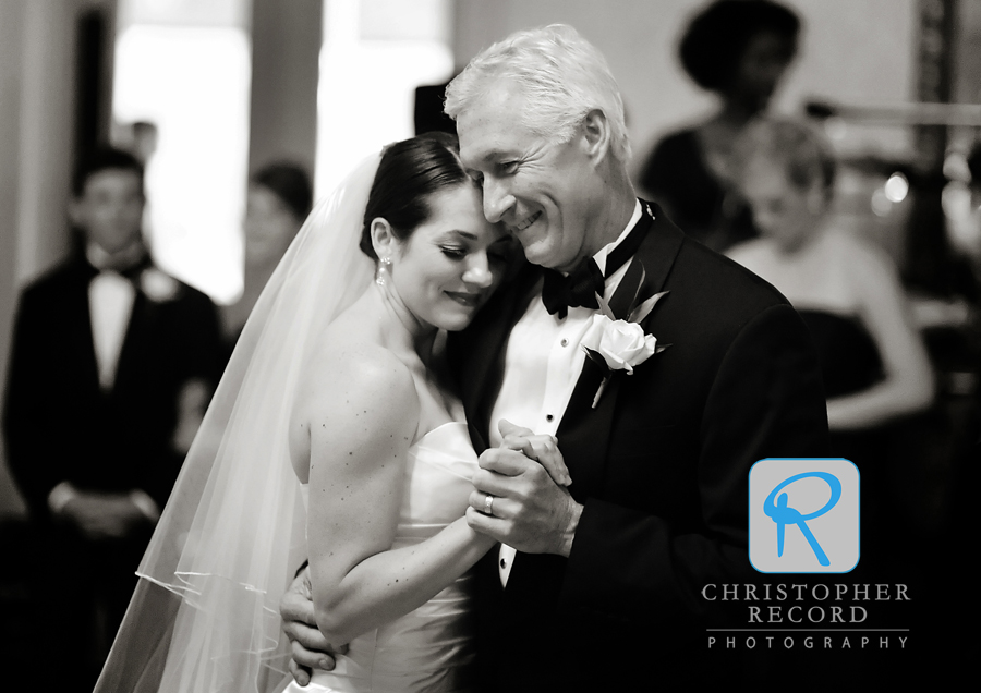 Elizabeth dances with her father