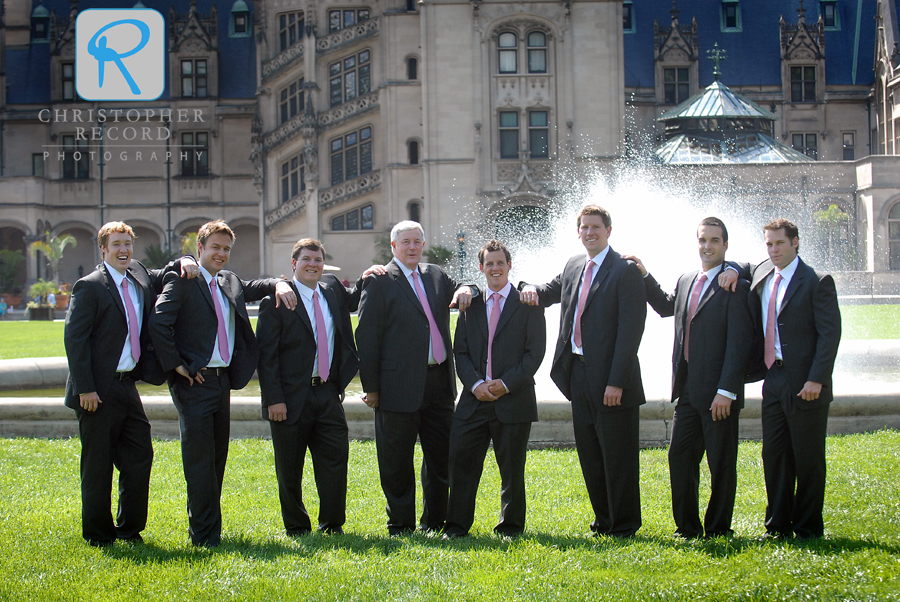 Laura photographed Benny and the boys at the Biltmore