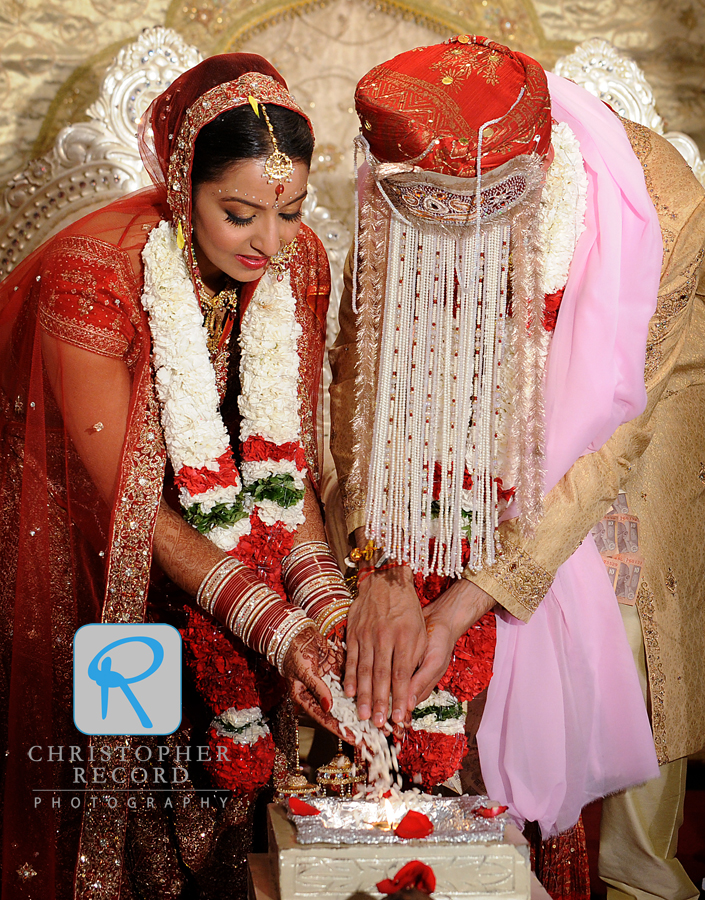 The wedding ceremony at The Westin in Charlotte