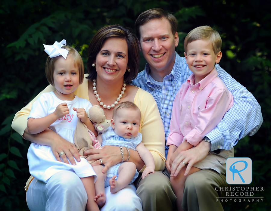 William joins the group for his first official portrait