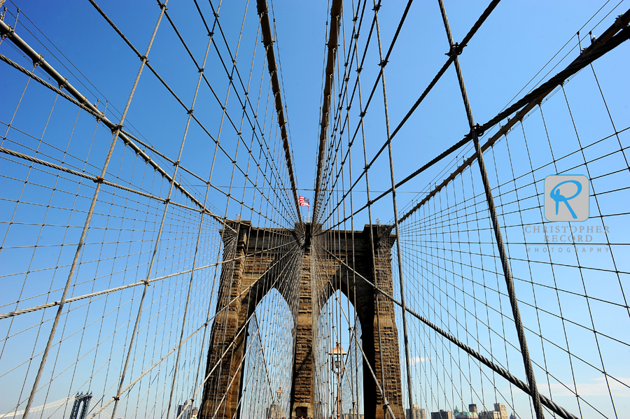 The Brooklyn Bridge is one of the oldest suspension bridges in the US