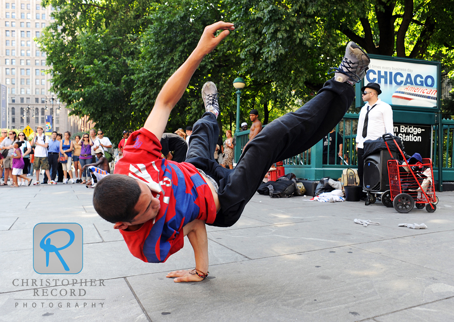 We ran into a group of street dancers paying tribute to Michael Jackson