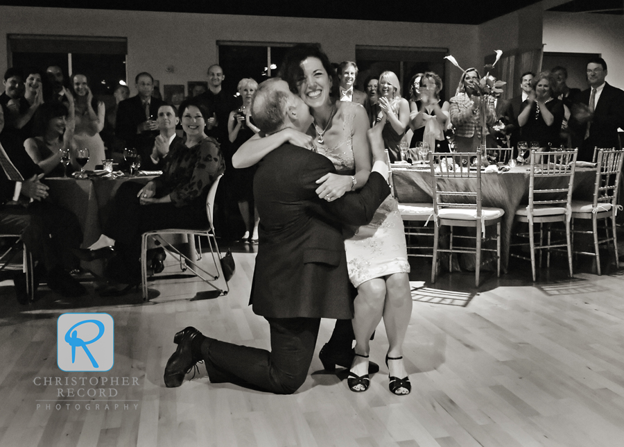 Jim and Monette put a big finish on their dance