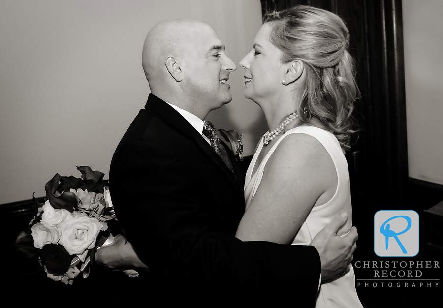 Carolyn and Mark celebrate following the ceremony