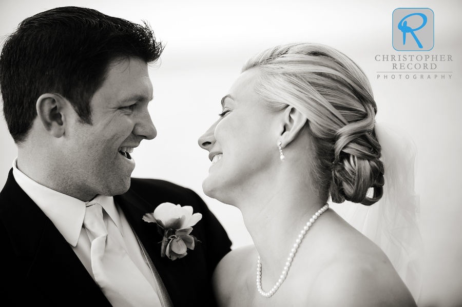 Alison and David's amazing Lake Norman wedding is in the current issue of The Knot