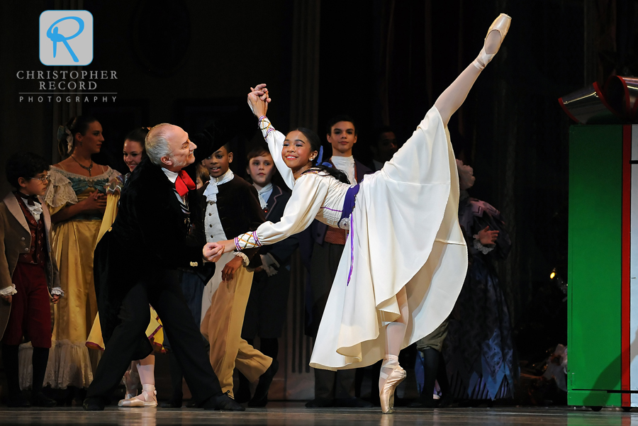 Mark Diamond's Drosselmeyer with Jasmine Perry in 2008. Nikon D3 1/800th f5.0 ISO 2500