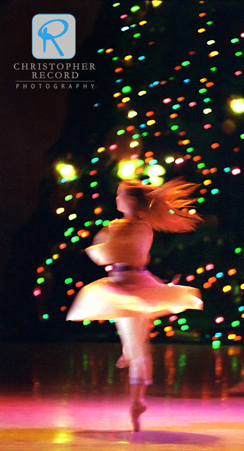 Mia Cunningham's Clara spins in the early 90s. Nikon F5 film image (Fuji 800)