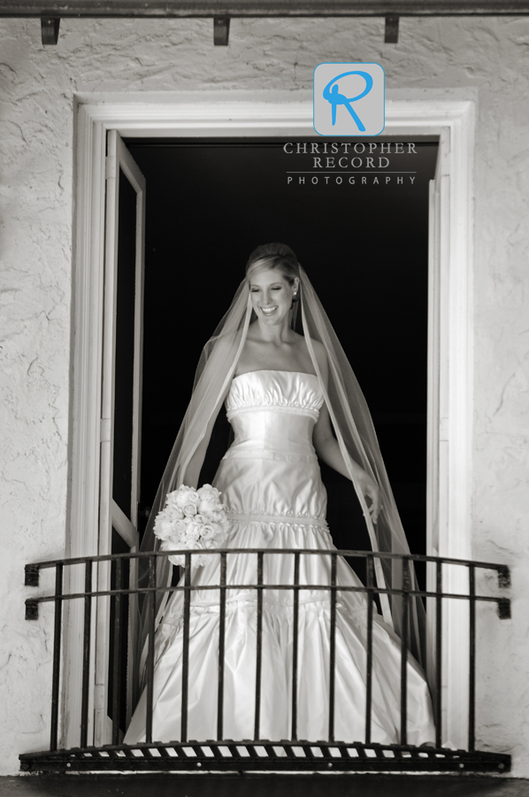 Relaxed bridal portrait