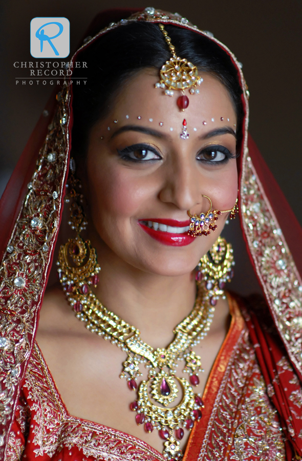 Using soft, diffused window light before the ceremony