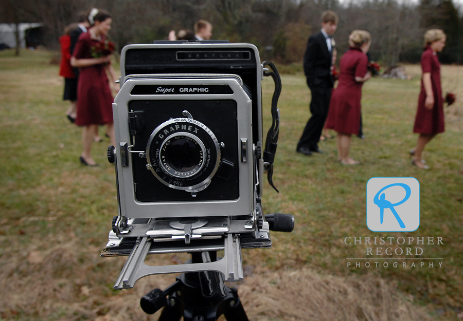 Richard shoots a variety of film formats and broke out the 4X5 Speed Graphic for some potraits