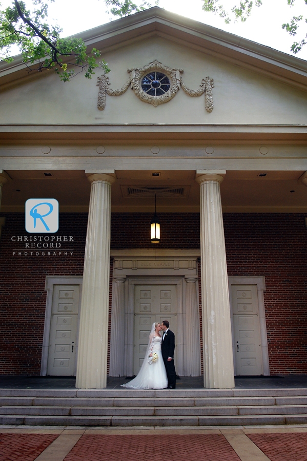 Elizabeth and Brad at Belk Chapel