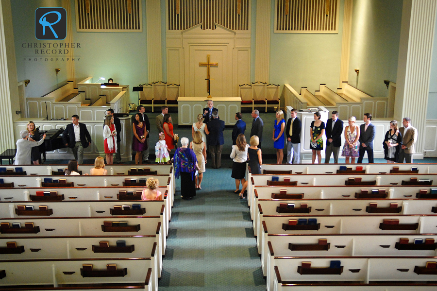 Rehearsal Friday evening at Belk Chapel