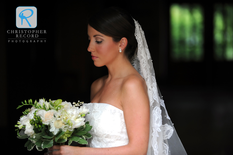 Tanner pauses for a moment as they prepare to travel to the reception