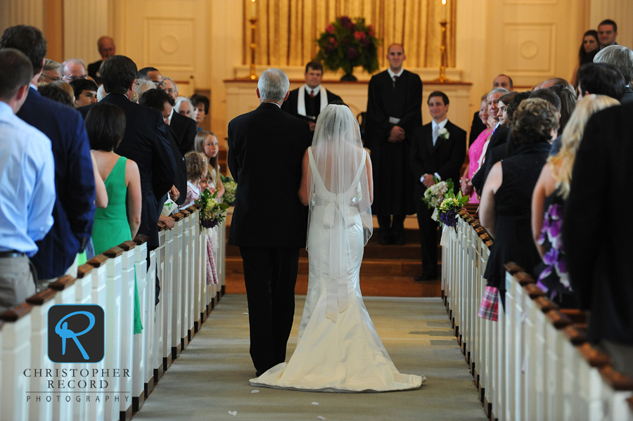 Byers watches his bride