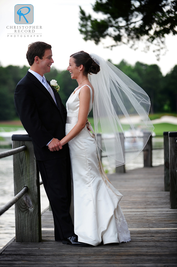 We stopped for some pictures on the board at The Point Lake and Golf Club