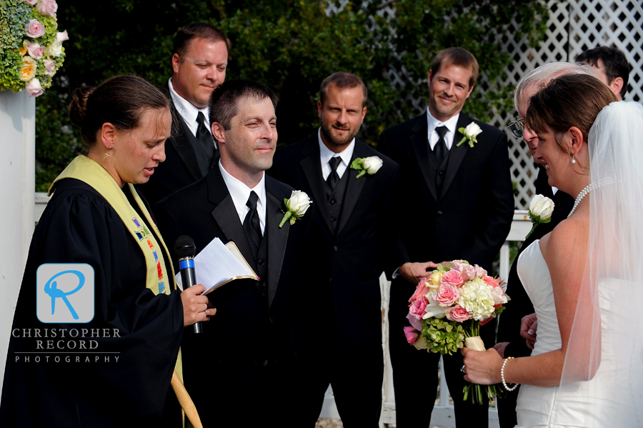 Nick waits for his bride