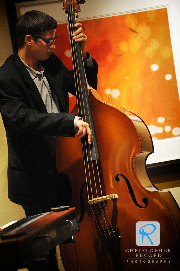 Jazz lovers, Kristina and Wayne had a talented trio for the reception