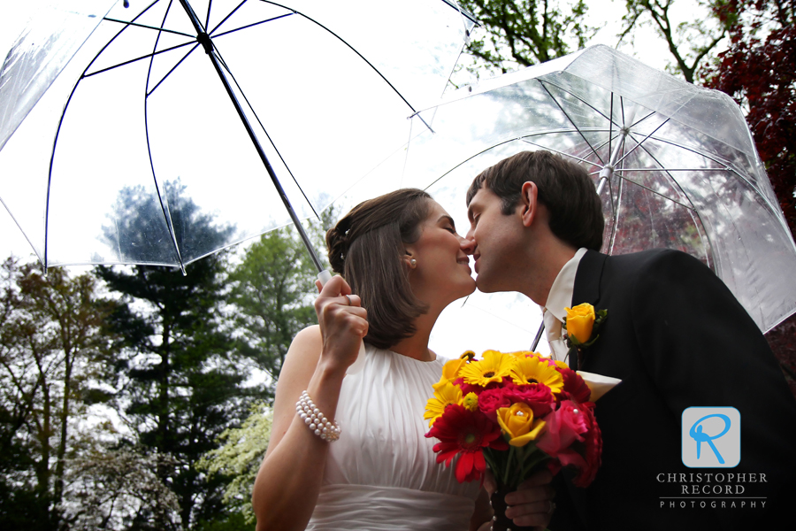 Rain didn't dampen Jade and Jim's wedding at The Duke Mansion