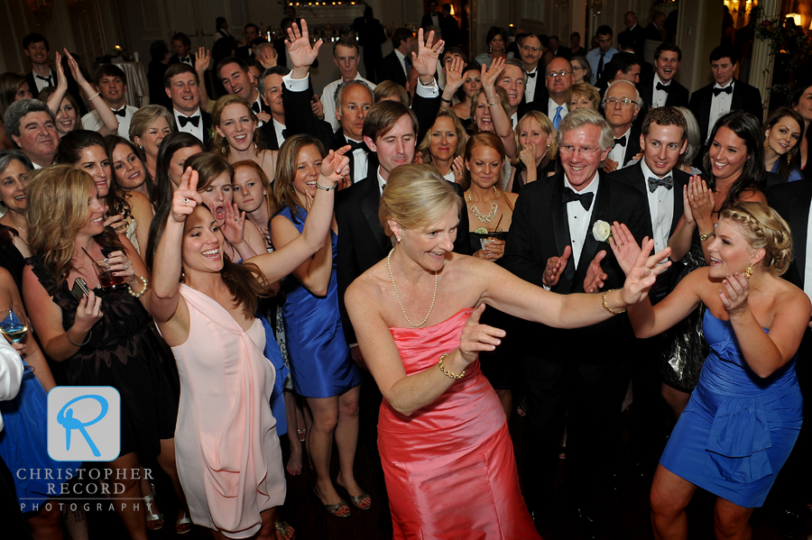 George's mother takes to the dance floor