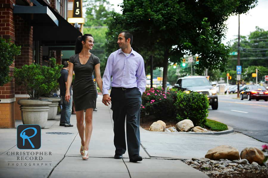 An evening stroll through the neighborhood