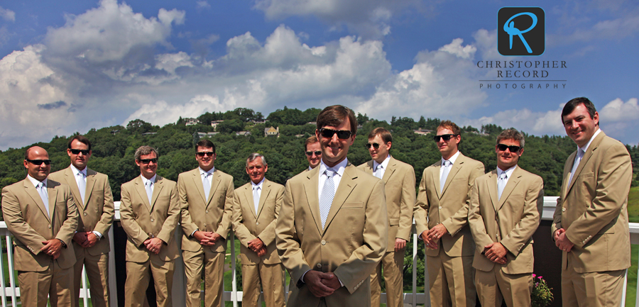 Adam captured the men with a mountain backdrop before the rain