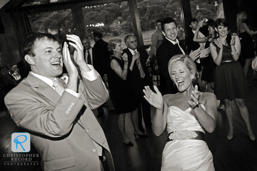 Matt and his sister have fun on the dance floor