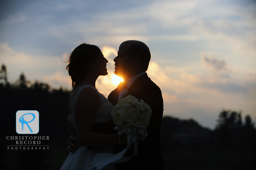 Christina and Brian at Blowing Rock Country Club