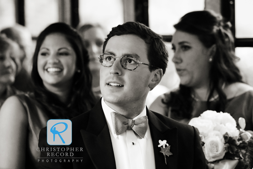 Christina's brother and the bridal party head to the reception