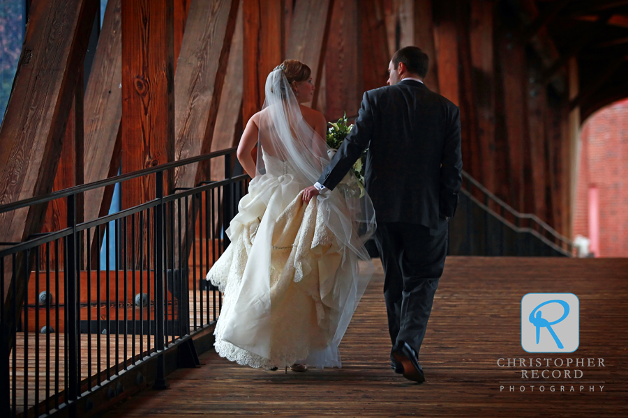 Heading to the reception, another image from Adam