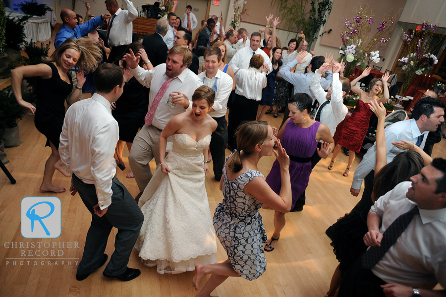 Tearing up the dance floor