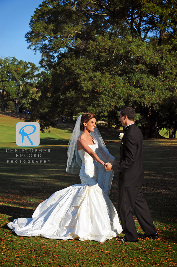 Lauren and Jeff enjoy a gorgeous fall afternoon