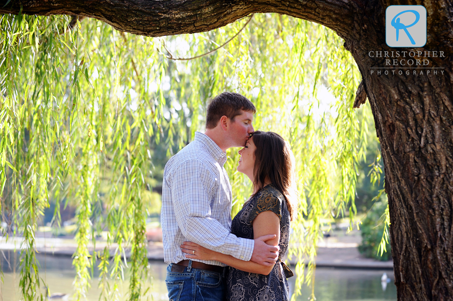 Vanessa and Josh on a sunspashed afternoon in Freedom Park