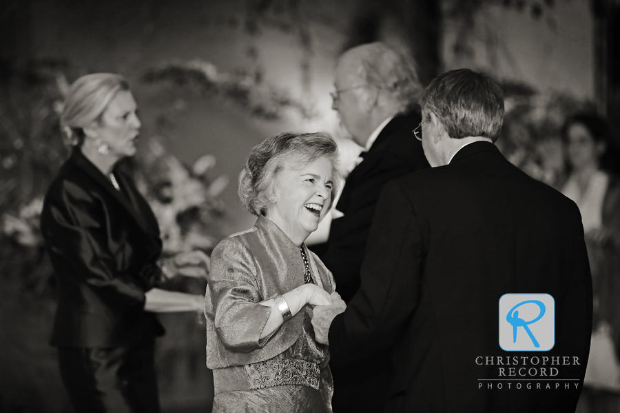 Patrick's parents have some fun on the dance floor