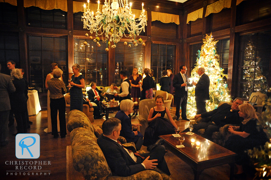 A festive holiday setting at Myers Park Country Club