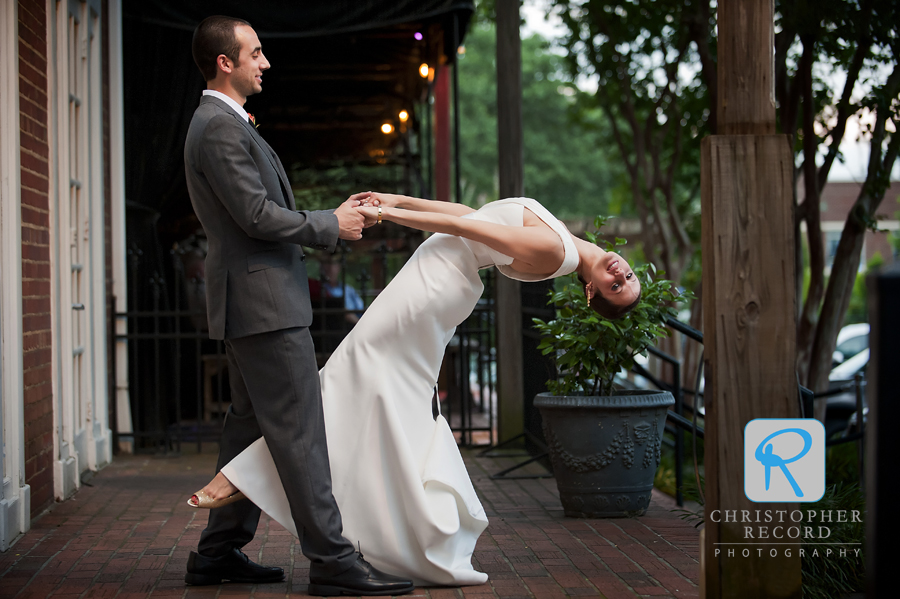 We revisited a pose from their engagement session