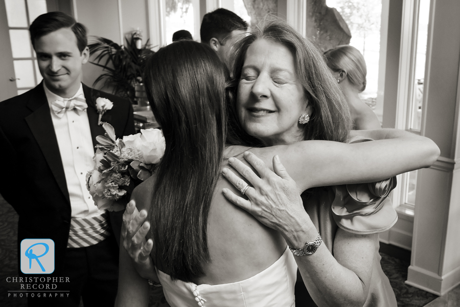 Ruthie hugs her daughter