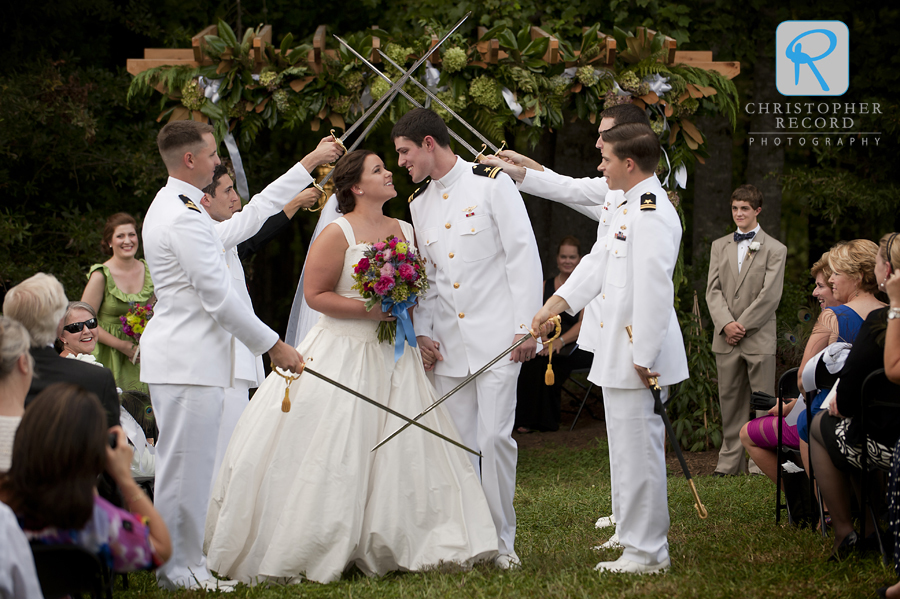 Mary Ellen and William face a roadblock as they exit the ceremony