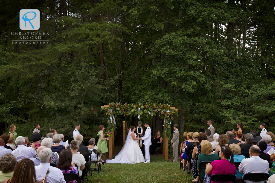 The amazing setting for the ceremony