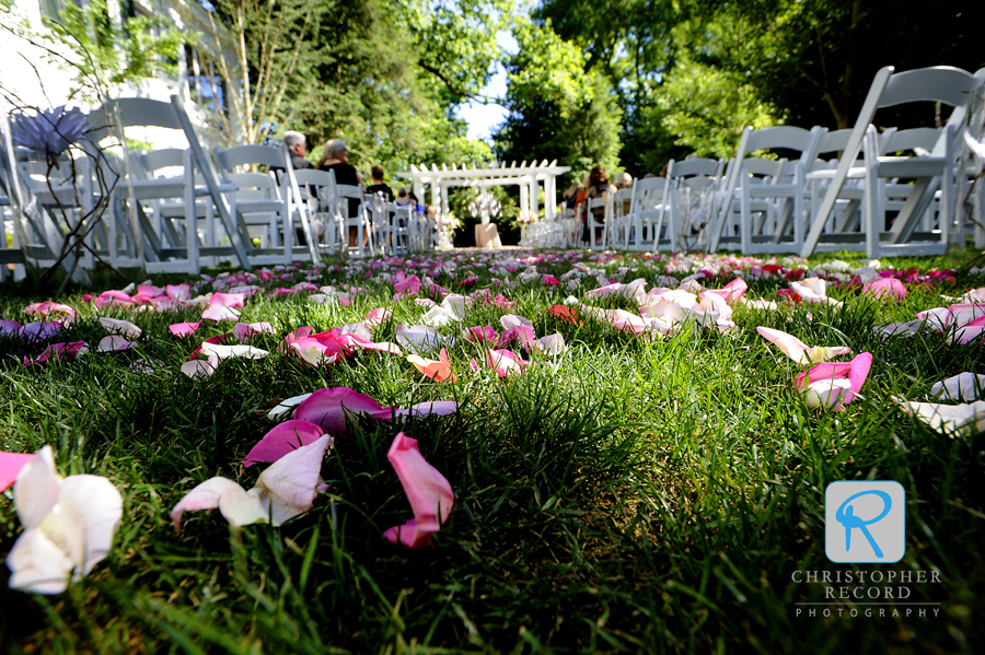 Gorgeous day for the outdoor ceremony