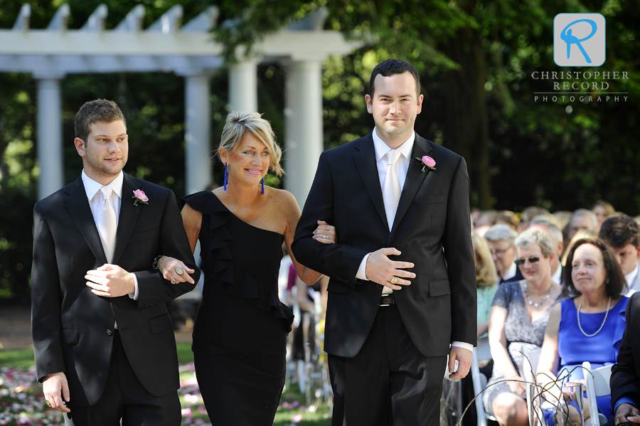 Brothers Maclin and Cameron with Denise