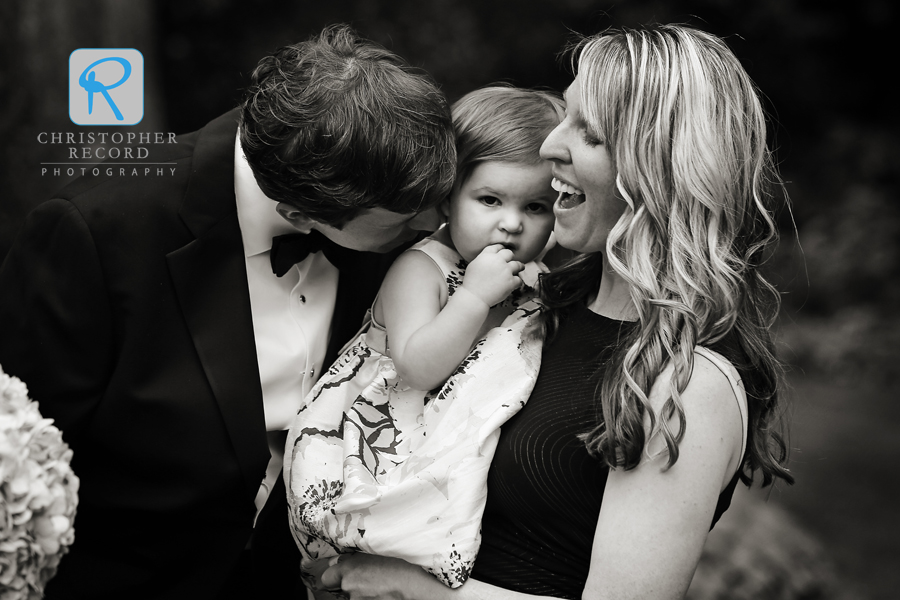 Eric jokes with his niece and sister-in-law