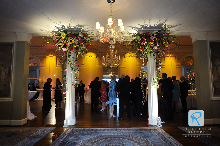 Elegant setting inside Charlotte Country Club