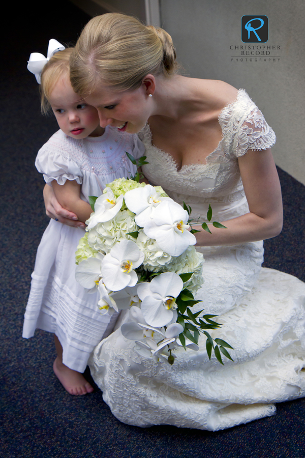 A hug from neice Ellie