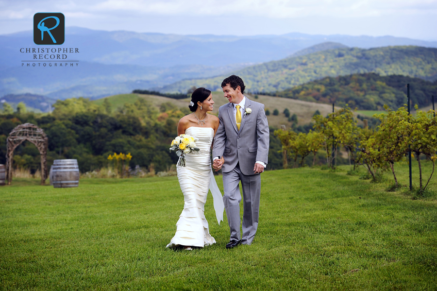 Anne Marie and Joey share a quiet moment before the cermony