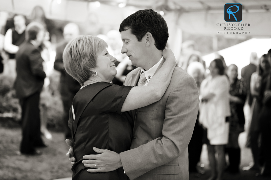 Joey dances with his mother